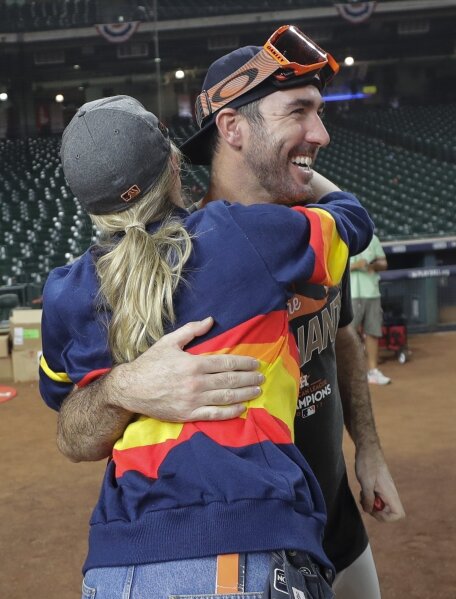 Rainbow astros hat hot sale